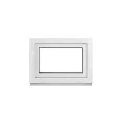 Kellerfenster Framex,	2-fach Verglasung, Dreh Kipp Fenster Linke Öffnung